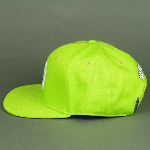 Pro Standard New York Yankees Subway Series Snapback Hat in Lime Green - Picture 4 of 12